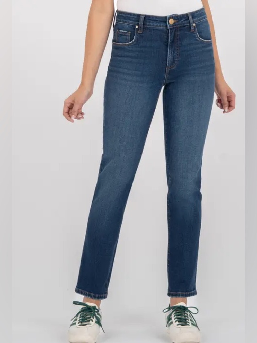 Kut from the Kloth Medium Blue Skinny Jeans (High Rise Toothpick Skinny)